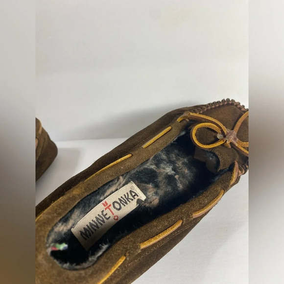 Minnetonka Brown Suede Moccasins Great condition - Picture 7 of 10